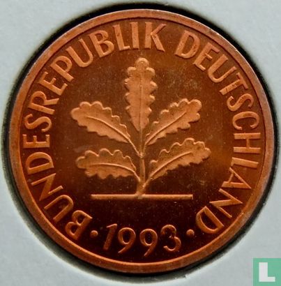 Deutschland 2 Pfennig 1993 (J) - Bild 1