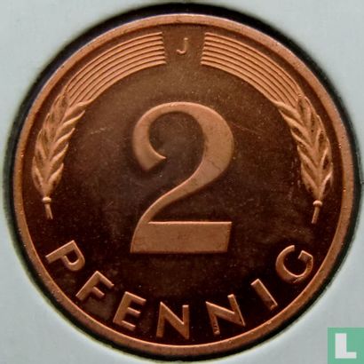 Duitsland 2 pfennig 1994 (J) - Afbeelding 2