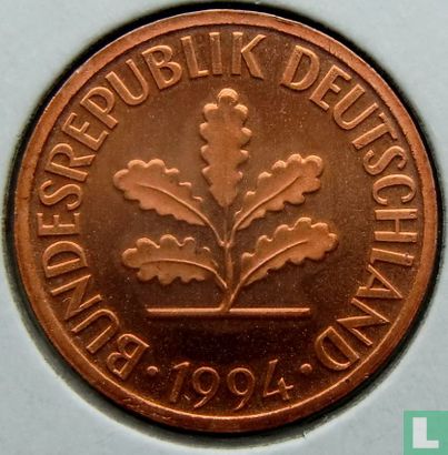 Allemagne 2 pfennig 1994 (A) - Image 1