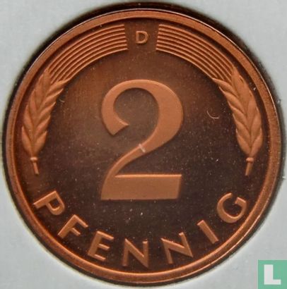 Duitsland 2 pfennig 1994 (D) - Afbeelding 2