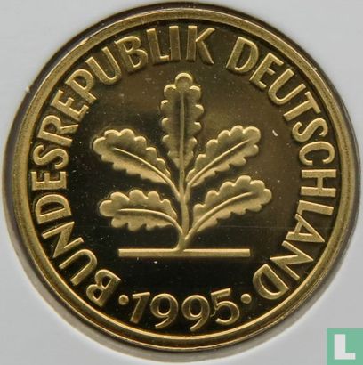 Duitsland 10 pfennig 1995 (D) - Afbeelding 1