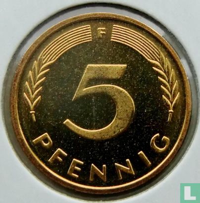 Germany 5 pfennig 1993 (F) - Image 2