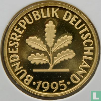 Duitsland 10 pfennig 1995 (G) - Afbeelding 1
