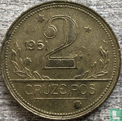 Brazilië 2 cruzeiros 1951 - Afbeelding 1