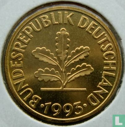 Duitsland 10 pfennig 1993 (D) - Afbeelding 1