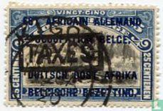 "TAXES"-Aufdruck auf Briefmarken von 1916