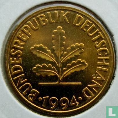 Allemagne 10 pfennig 1994 (D) - Image 1