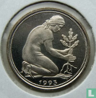 Duitsland 50 pfennig 1993 (G) - Afbeelding 1