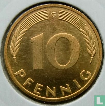 Duitsland 10 pfennig 1993 (G) - Afbeelding 2