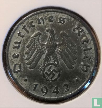 German Empire 10 reichspfennig 1942 (A) - Image 1