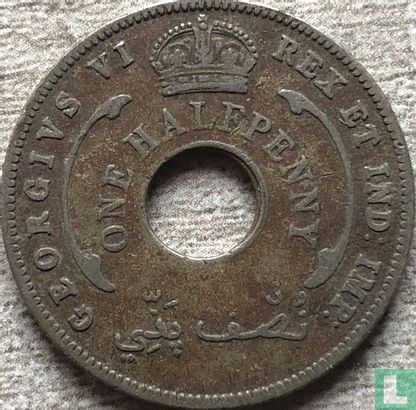 Brits-West-Afrika ½ penny 1942 - Afbeelding 2
