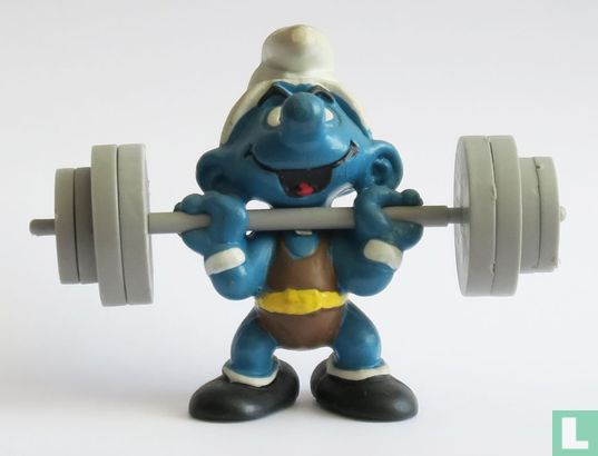 Weightlifter Smurf - Image 1