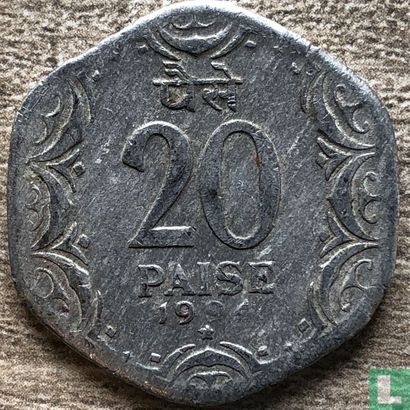 Inde 20 paise 1994 - Image 1