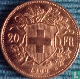 Suisse 20 francs 1900 - Image 1