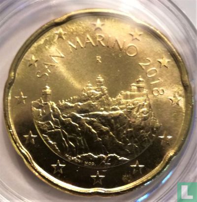 San Marino 20 cent 2018 - Image 1