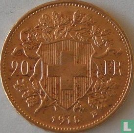 Schweiz 20 Franc 1915 - Bild 1