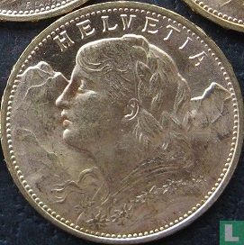 Zwitserland 20 francs 1914 - Afbeelding 2