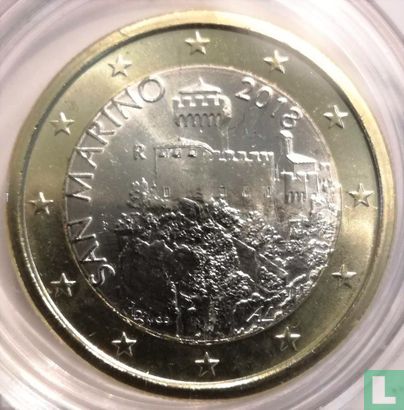 San Marino 1 euro 2018 - Image 1