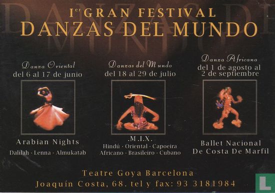 1er Gran Festival Danzas Del Mundo - Afbeelding 1