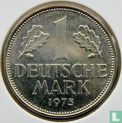 Duitsland 1 mark 1975 (D) - Afbeelding 1