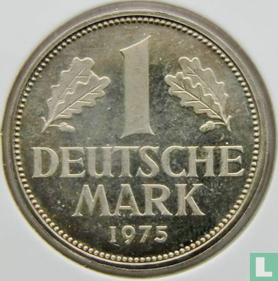 Duitsland 1 mark 1975 (G) - Afbeelding 1