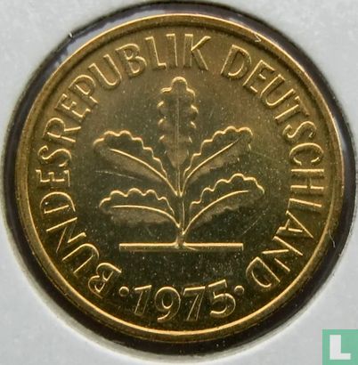 Duitsland 5 pfennig 1975 (D) - Afbeelding 1