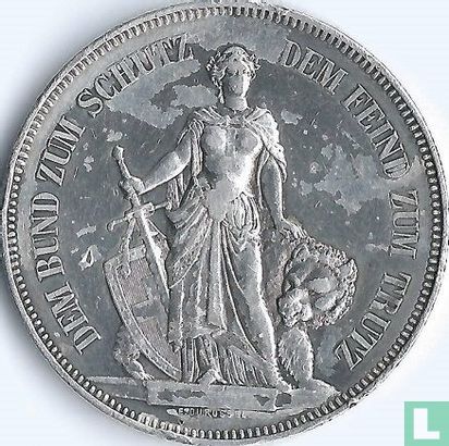 Schweiz 5 Franc 1885 "Bern" - Bild 2