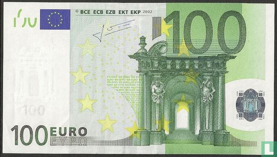 Zone euro 100 euro X-P-T - Image 1