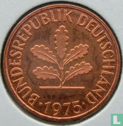 Germany 2 pfennig 1975 (J) - Image 1