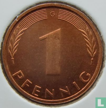 Germany 1 pfennig 1975 (G) - Image 2