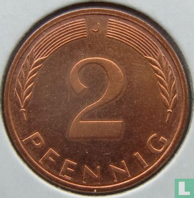 Germany 2 pfennig 1975 (J) - Image 2