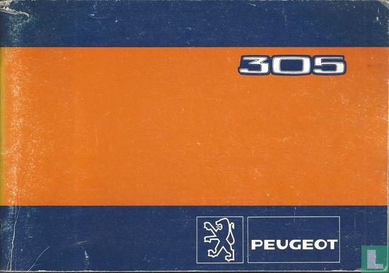 Instructieboekje Peugeot 305 - Afbeelding 1