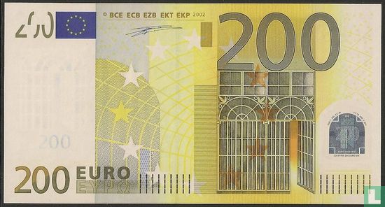 Zone Euro 200 Euro P-G-Du - Image 1