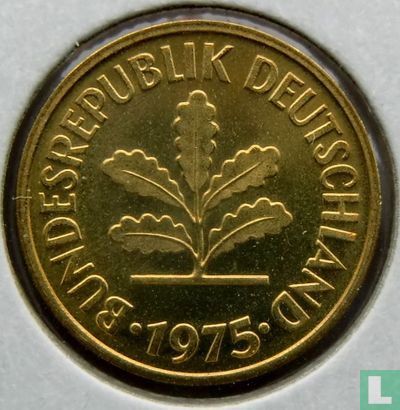 Duitsland 5 pfennig 1975 (G) - Afbeelding 1