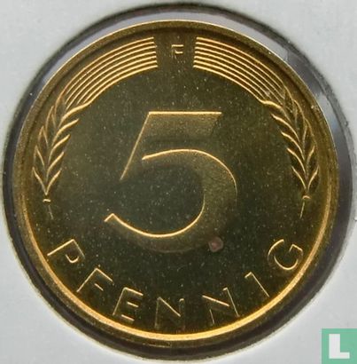 Allemagne 5 pfennig 1975 (F) - Image 2