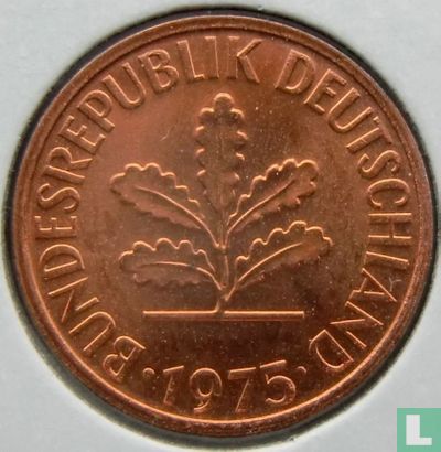 Duitsland 2 pfennig 1975 (D) - Afbeelding 1