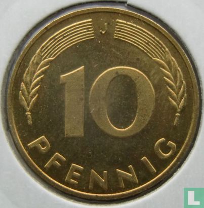 Duitsland 10 pfennig 1975 (J) - Afbeelding 2