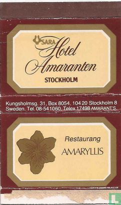 Sara Hotel Amaranten / Restaurang Amaryllis