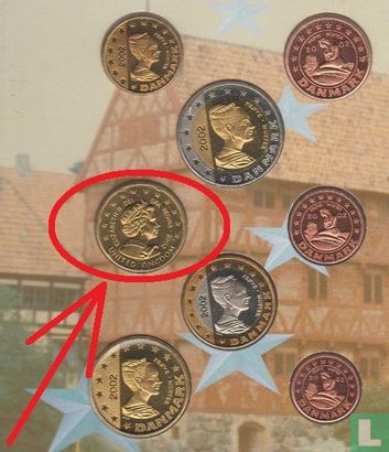 Denemarken euro proefset 2002 (misslag) - Image 3