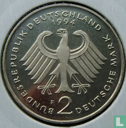 Duitsland 2 mark 1994 (F - Ludwig Erhard) - Afbeelding 1