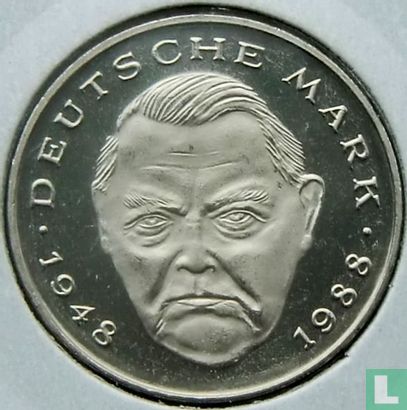 Duitsland 2 mark 1994 (F - Ludwig Erhard) - Afbeelding 2