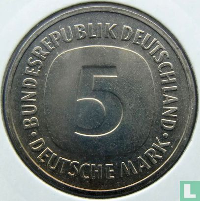 Duitsland 5 mark 1975 (D) - Afbeelding 2