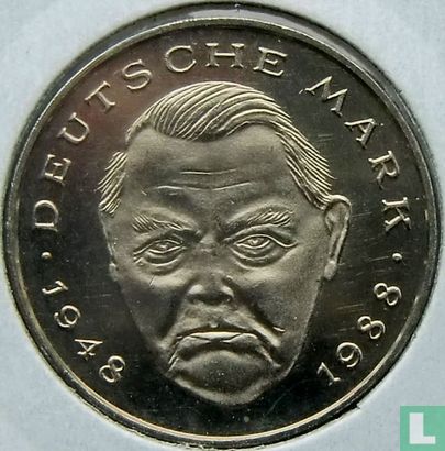 Allemagne 2 mark 1994 (G - Ludwig Erhard) - Image 2