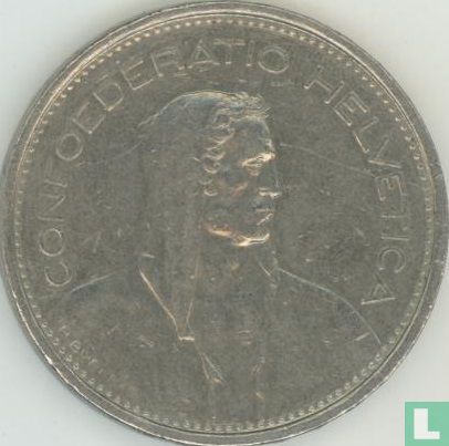 Zwitserland 5 francs 1979 - Afbeelding 2