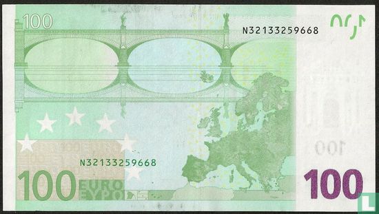 Eurozone 100 Euro N-F-Dr - Bild 2