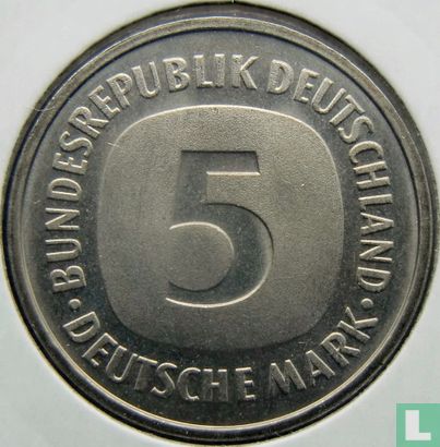 Duitsland 5 mark 1976 (F) - Afbeelding 2