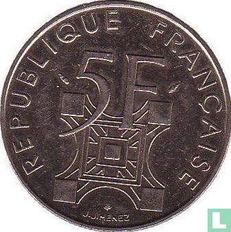 France 5 francs 1989 "100th Anniversary of the Eiffel Tower" - Image 2