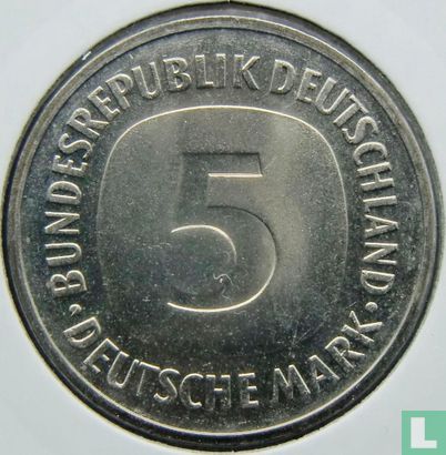 Duitsland 5 mark 1976 (D) - Afbeelding 2