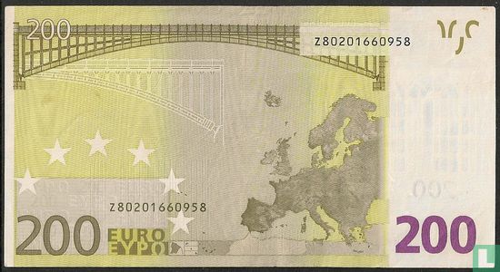 Eurozone 200 euro Z-T-Du - Afbeelding 2