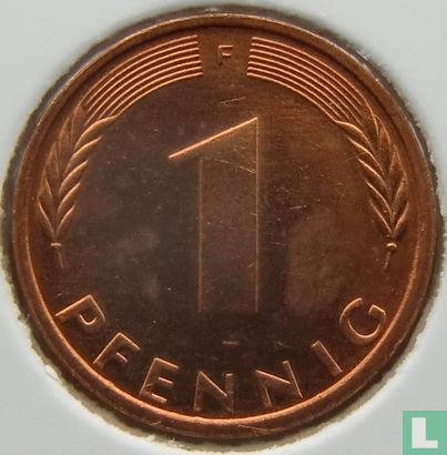 Duitsland 1 pfennig 1976 (F) - Afbeelding 2